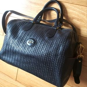 Roots kristina woven leather bag